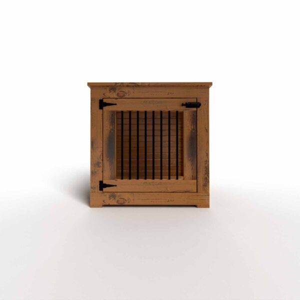 Small Wooden dog crate Small solid wood dog crate